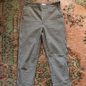Lucy Wang Gigham pants size small